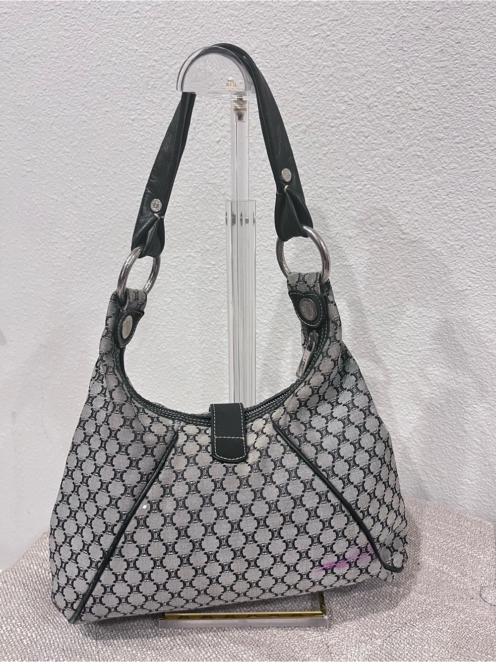 CELINE MACADAM SHOULDER BAG. - Picture 7 of 13